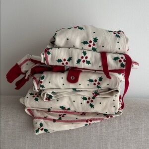 Family matching pajamas holiday